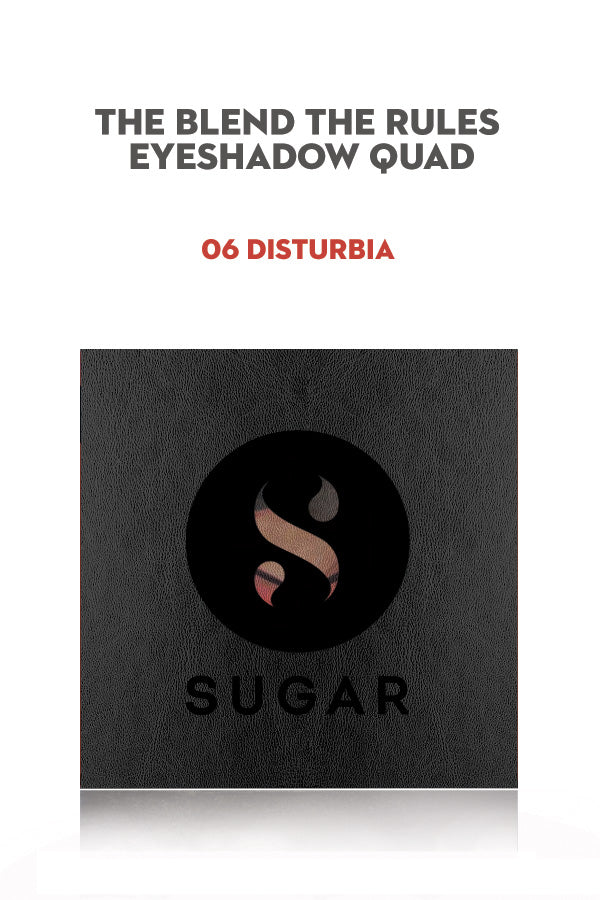 SUGAR Blend The Rules Eyeshadow Quad - 06 Disturbia