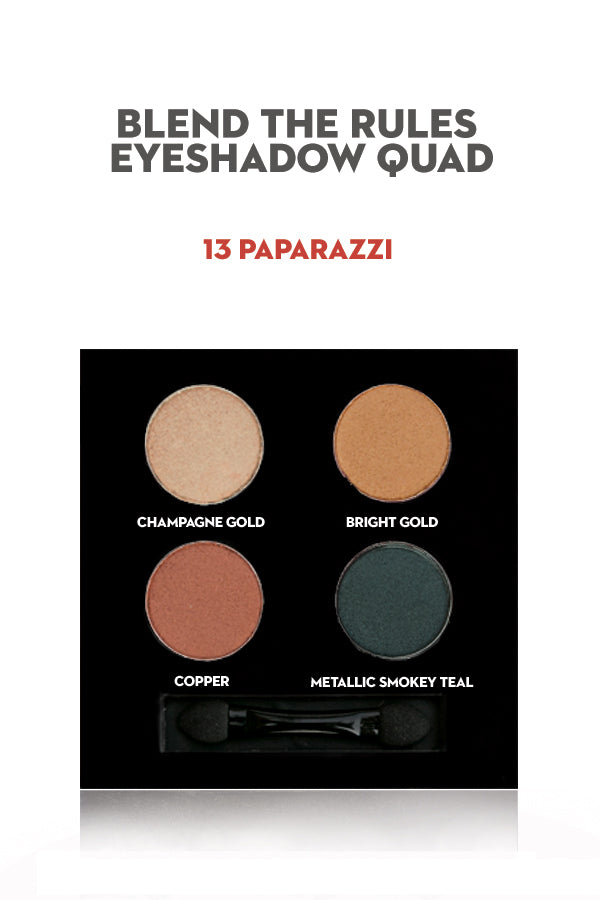 SUGAR Blend The Rules Eyeshadow Quad - 13 Paparazzi