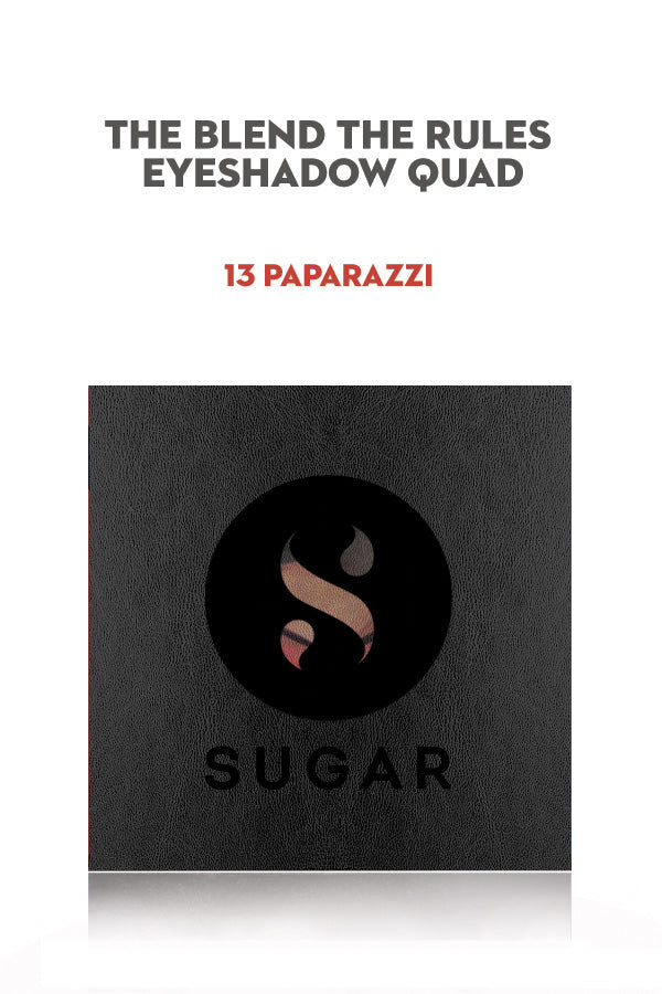 SUGAR Blend The Rules Eyeshadow Quad - 13 Paparazzi