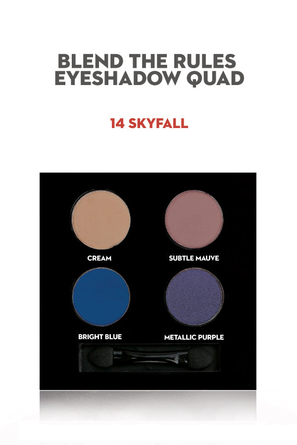 SUGAR Blend The Rules Eyeshadow Quad - 14 Skyfall
