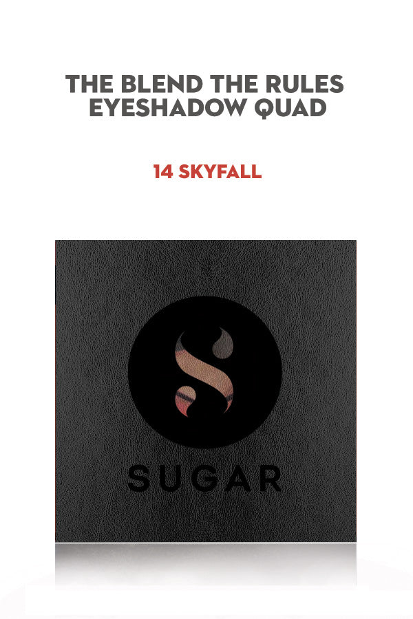 SUGAR Blend The Rules Eyeshadow Quad - 14 Skyfall