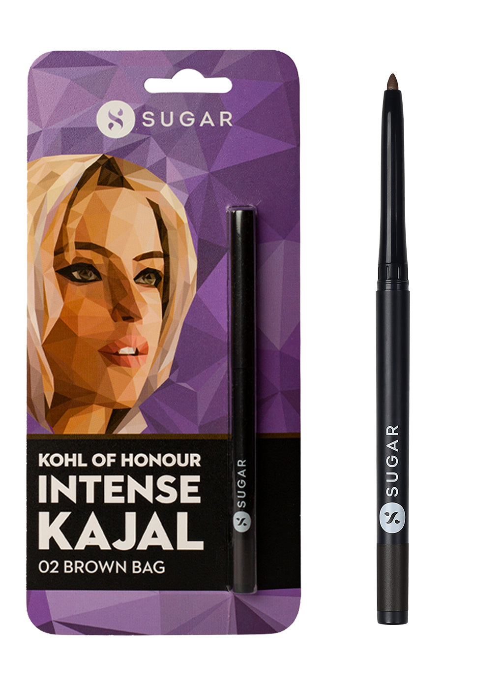 SUGAR Cosmetics Kohl Of Honour Intense Kajal - 02 Brown Bag (Chocolate Brown)