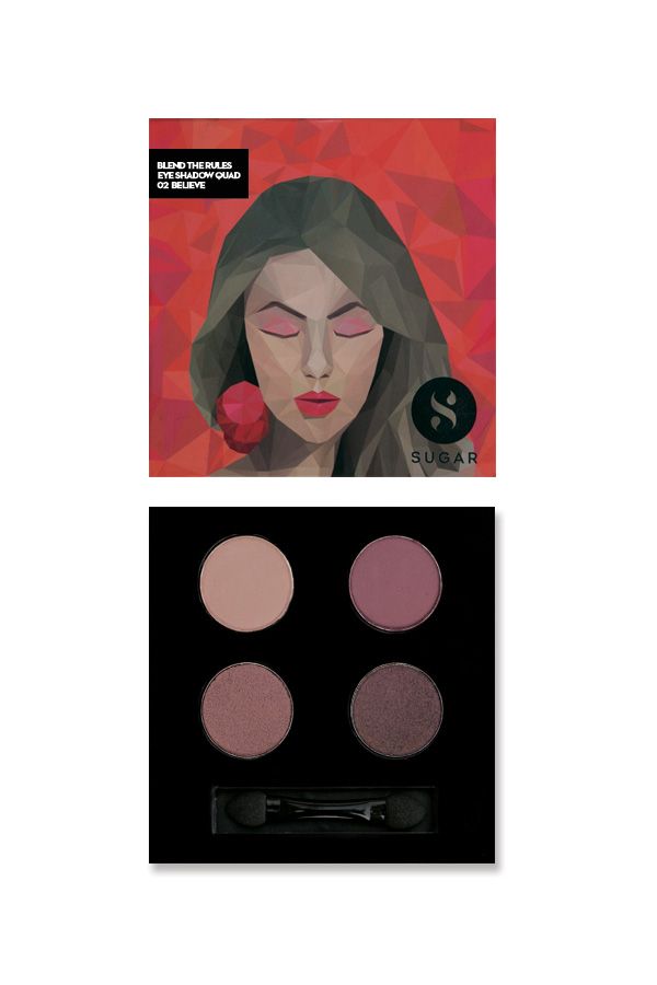 SUGAR Blend The Rules Eyeshadow Quad