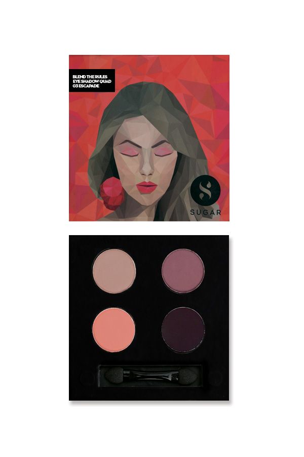 SUGAR Blend The Rules Eyeshadow Quad