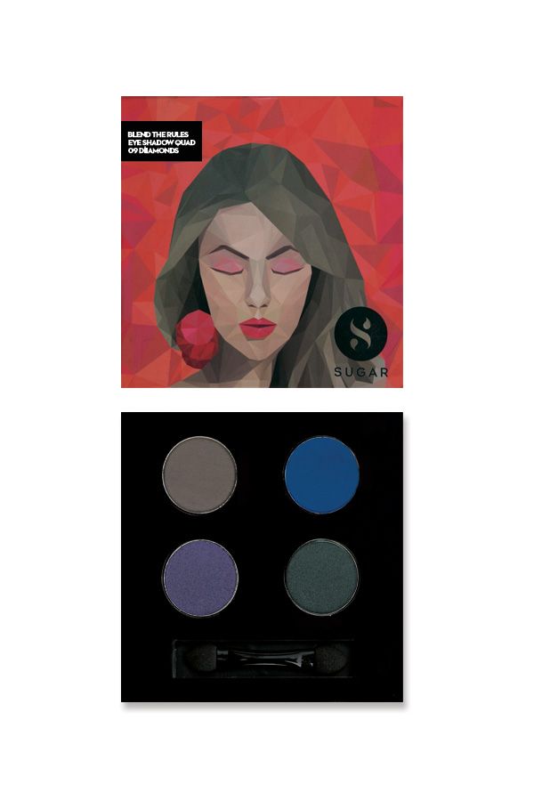 SUGAR Blend The Rules Eyeshadow Quad