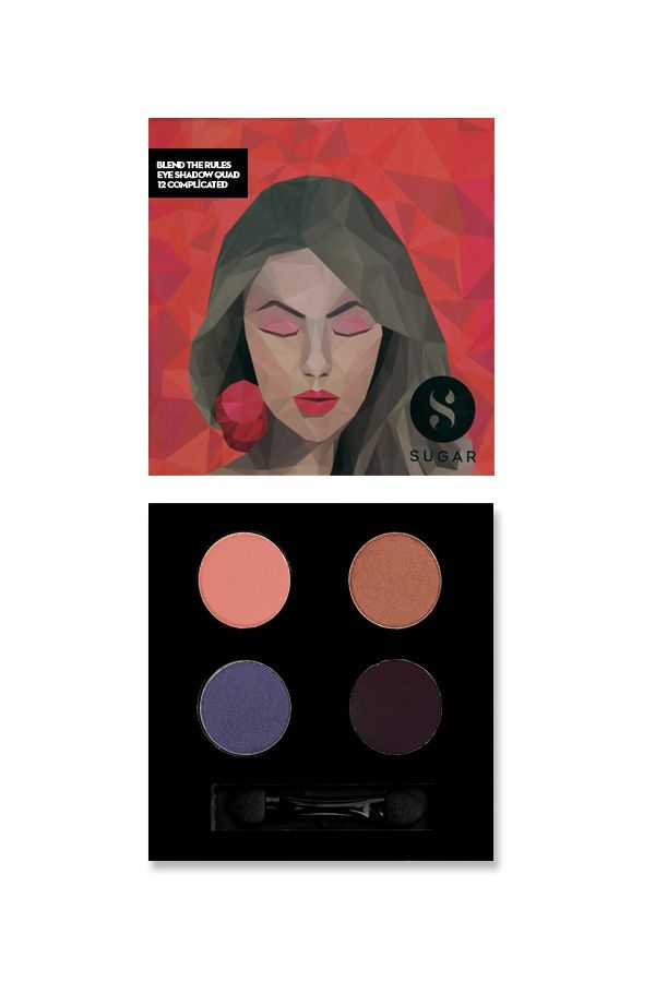 SUGAR Blend The Rules Eyeshadow Quad