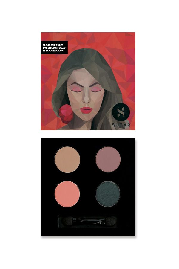 SUGAR Blend The Rules Eyeshadow Quad