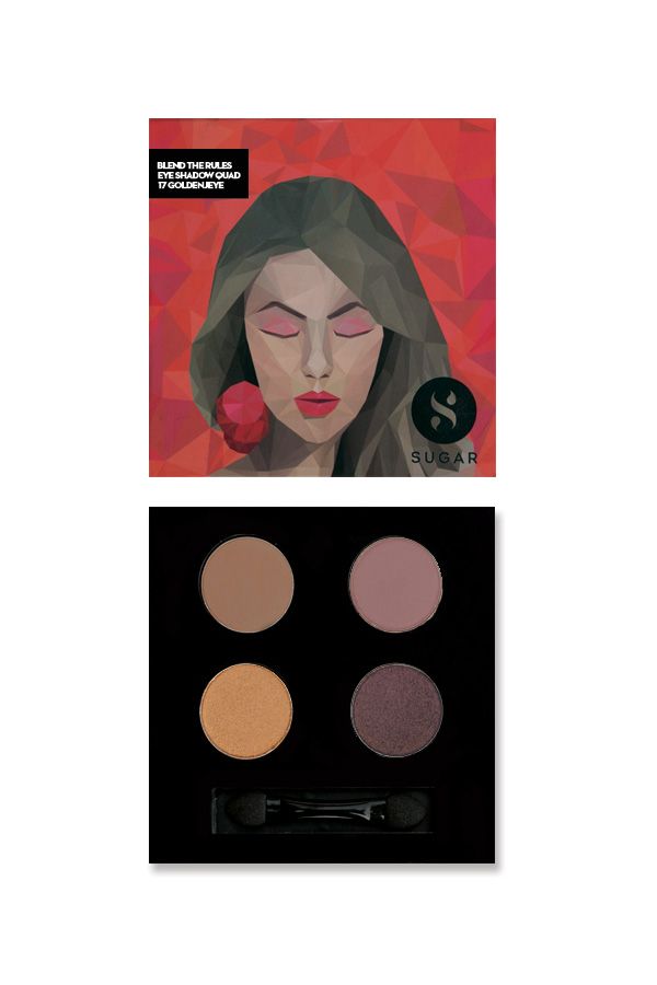 SUGAR Blend The Rules Eyeshadow Quad