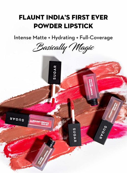 SUGAR Air Kiss Powder Lipstick - 04 Cherry Fluff
