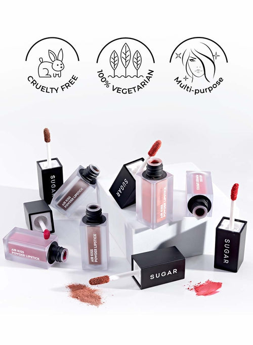 SUGAR Air Kiss Powder Lipstick - 04 Cherry Fluff