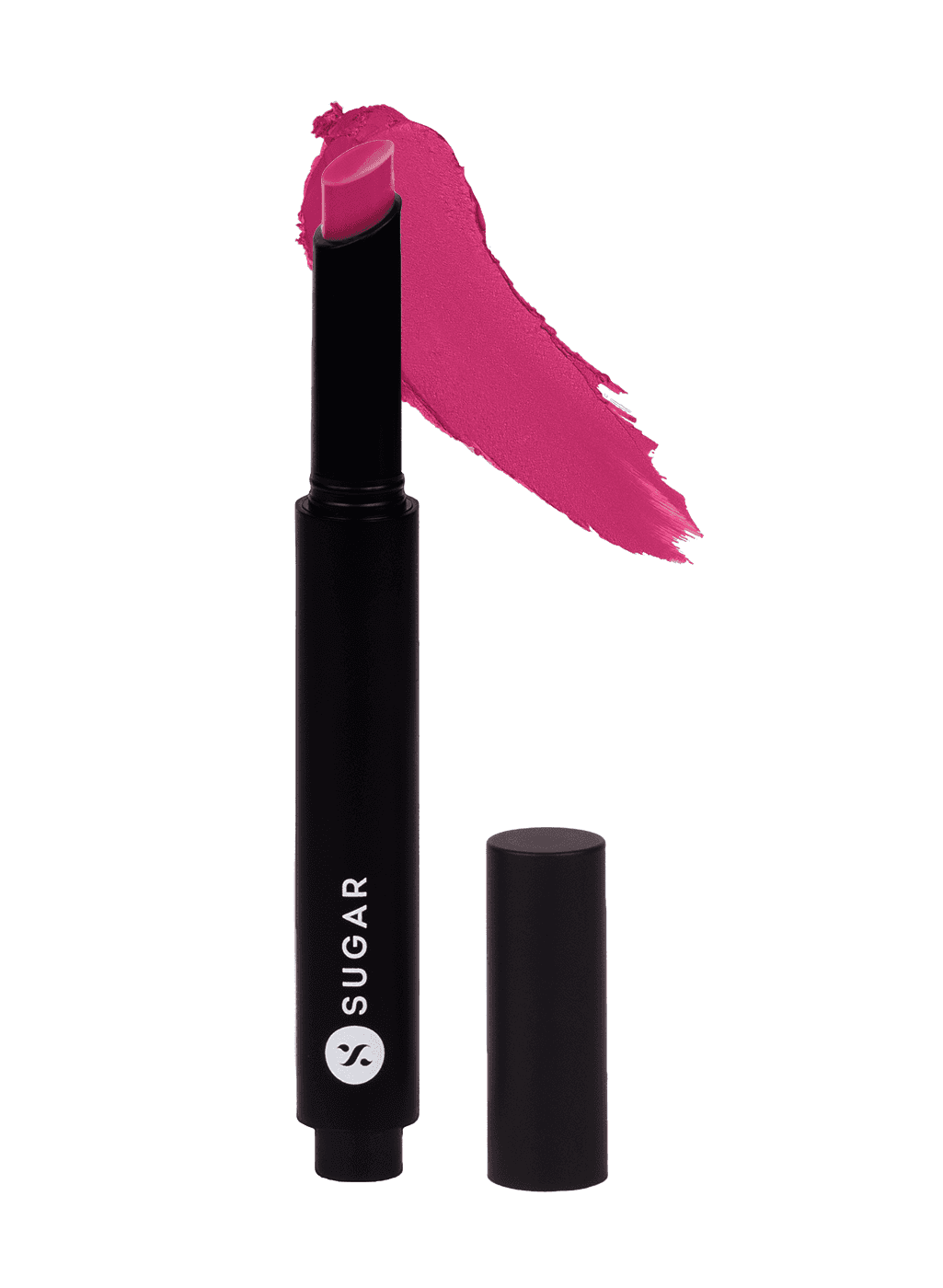 SUGAR Click Me Up Velvet Lipstick - 05 Magnetic Magenta (Deep Fuchsia Pink)