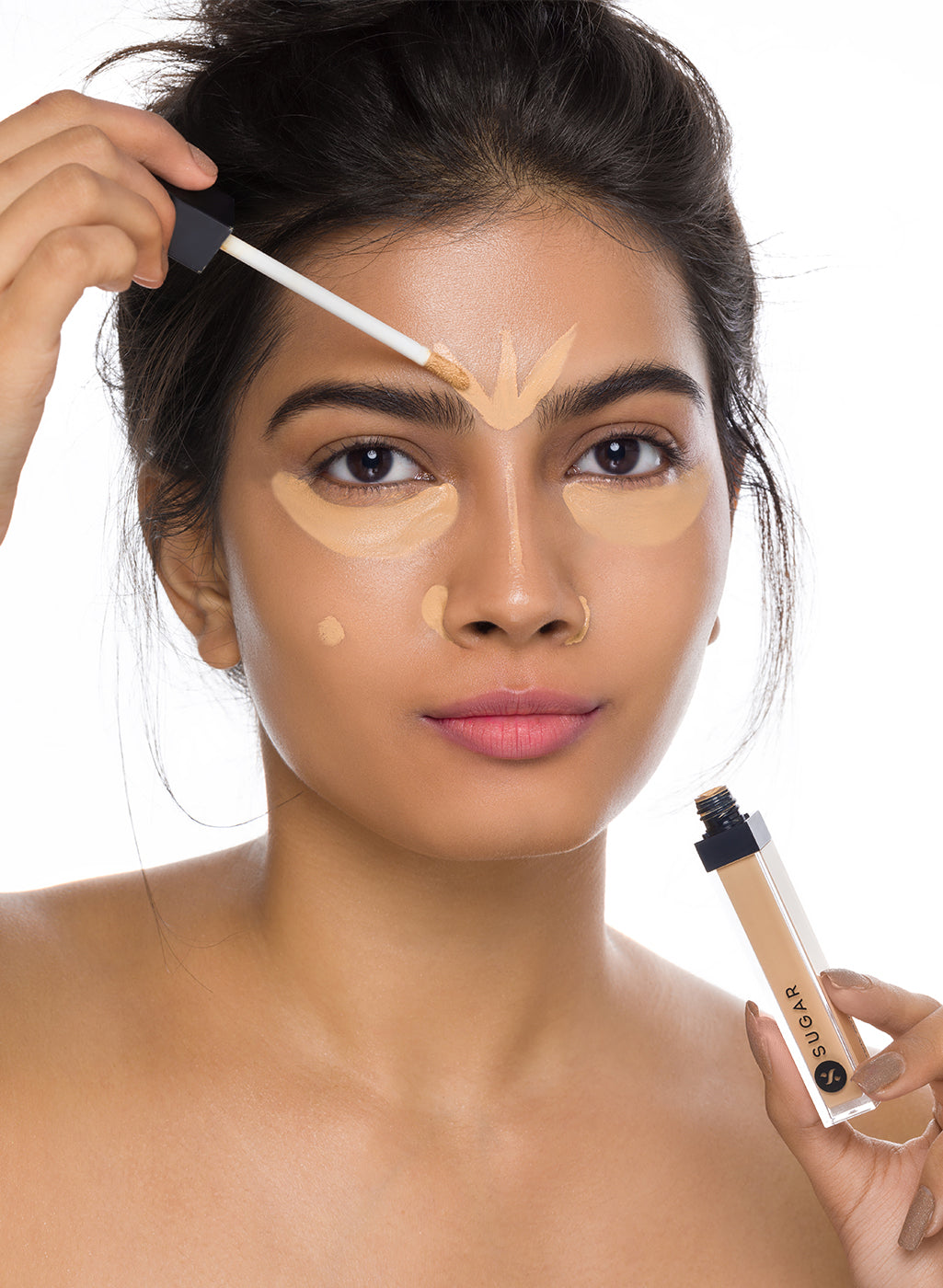 SUGAR Magic Wand Waterproof Concealer - 30 Chococcino (Medium, Warm Undertone)