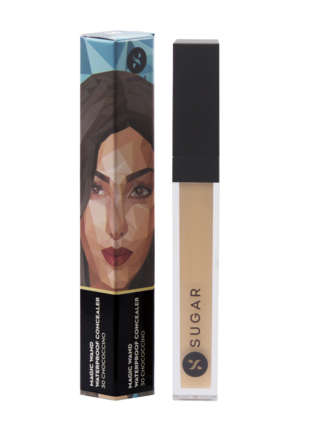SUGAR Magic Wand Waterproof Concealer - 30 Chococcino (Medium, Warm Undertone)