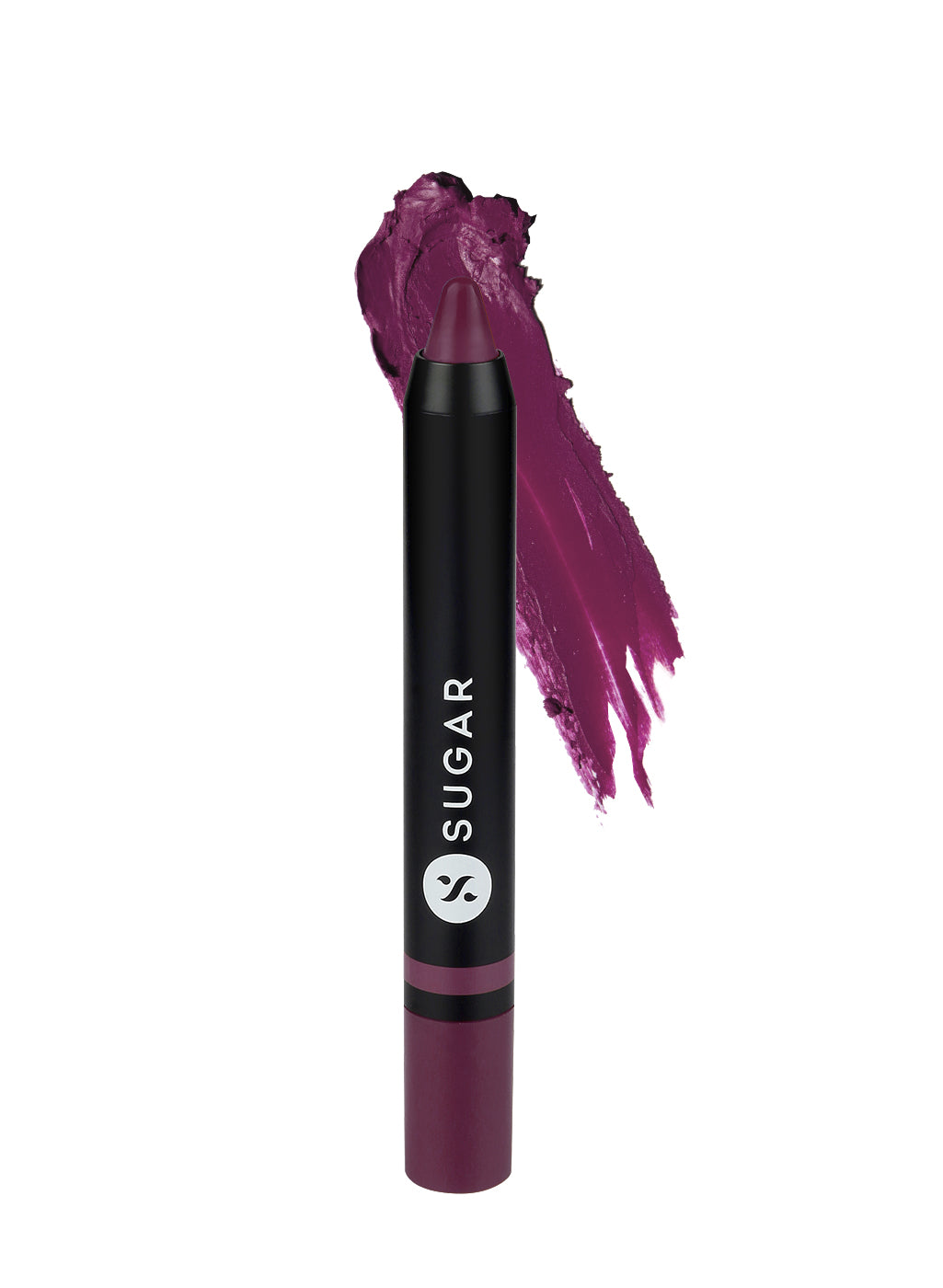 SUGAR Cosmetics Plush Crush Crème Crayon - 03 Violet Vixen (Warm Purple with hints of pink)