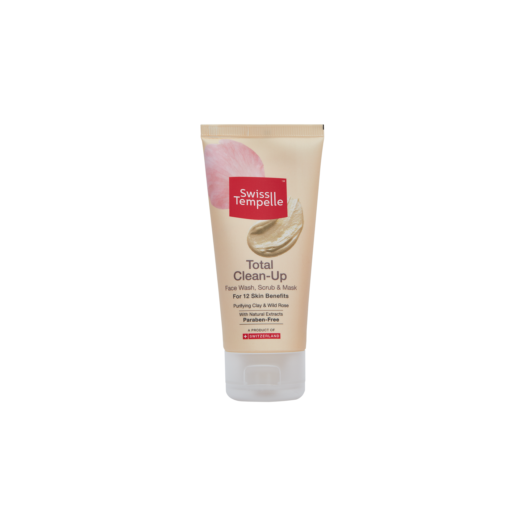 Swiss Tempelle Total Clean-Up Face Wash, Scrub & Mask