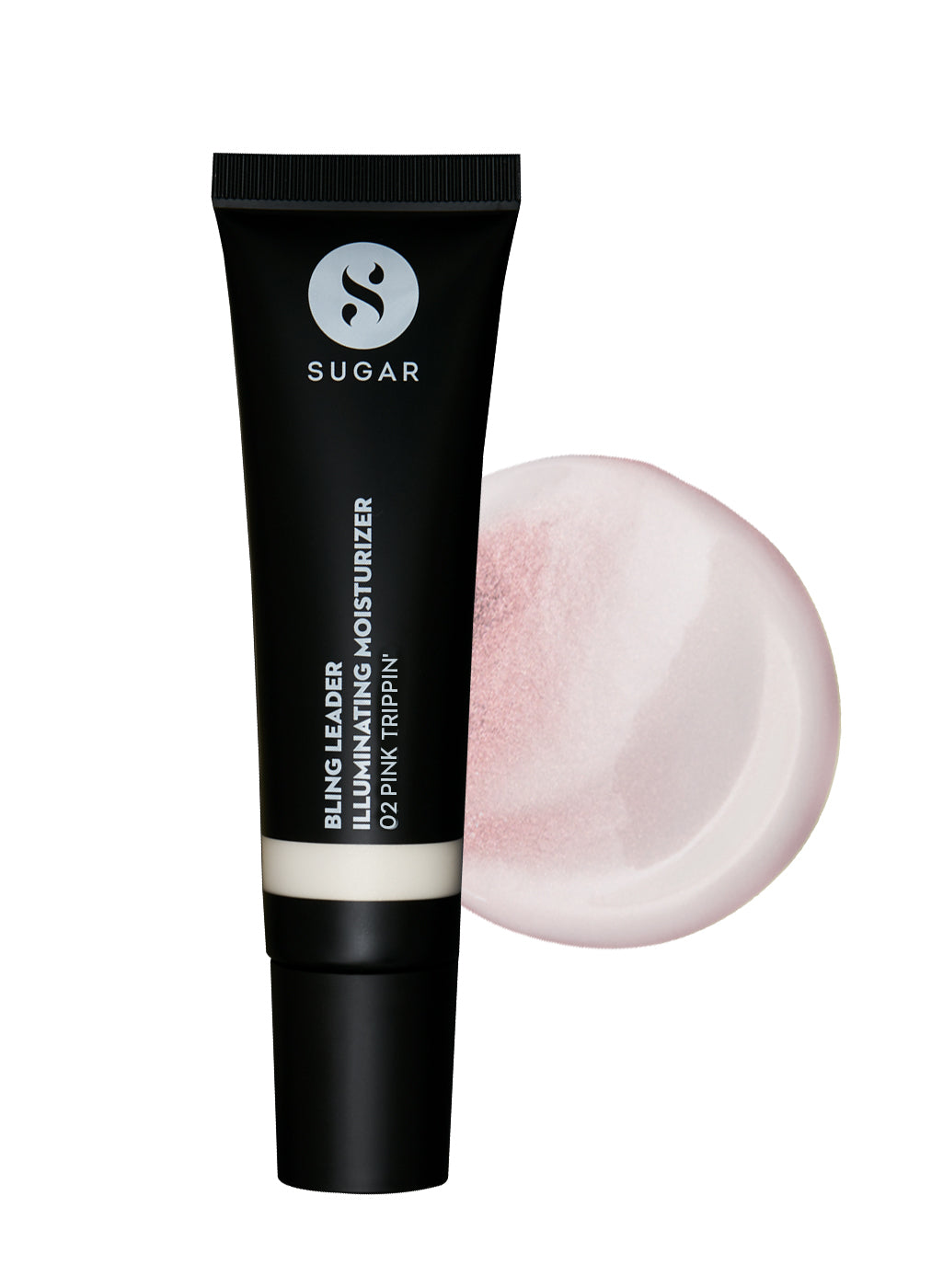 SUGAR Bling Leader Illuminating Moisturizer - 02 Pink Trippin' - Cool pink with a pearl finish