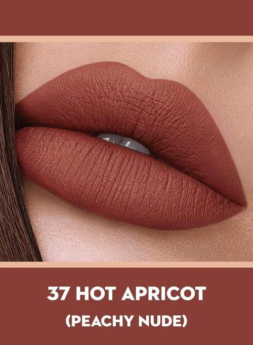 SUGAR Smudge Me Not Liquid Mini Lipstick - 37 Hot Apricot (Peachy Nude)