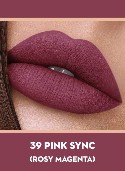 Smudge Me Not Liquid Mini Lipstick - 39 Pink Sync (Rosy Magenta)