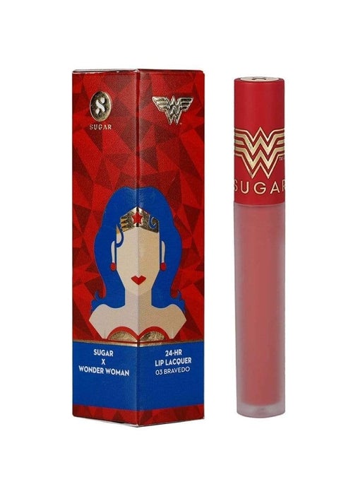 Wonder Woman 24 HR Lip Lacquer - 03 Bravedo (Peach Mauve)
