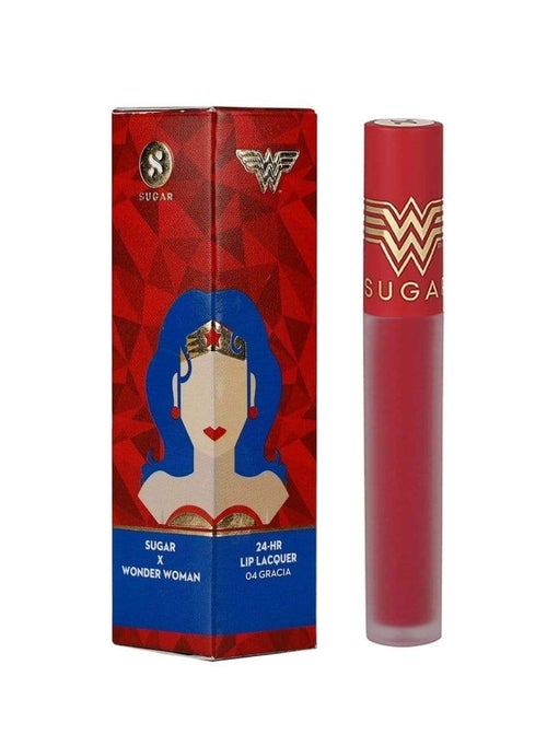 Wonder Woman 24 HR Lip Lacquer - 04 Gracia (Raspberry Pink)