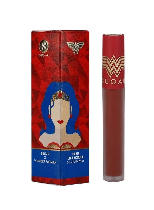 Wonder Woman 24 HR Lip Lacquer - 06 Spunkwise (Terracotta Brown)