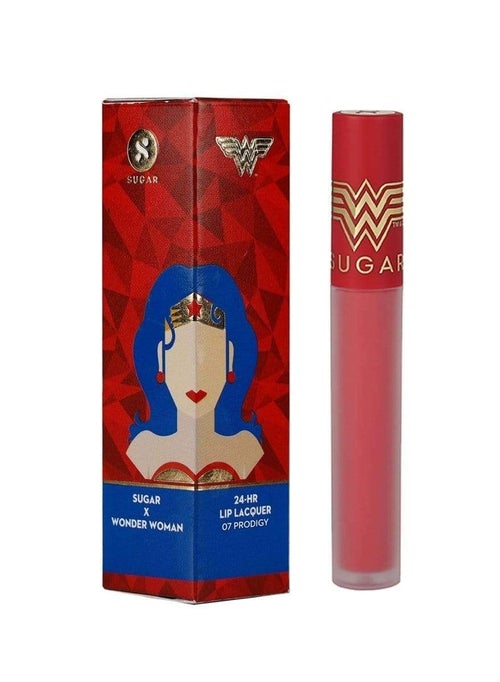 Wonder Woman 24 HR Lip Lacquer - 07 Prodigy (Peach Pink)